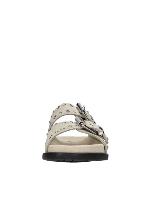 Mules in camoscio e strass DSQUARED2 | 80187 CROSTABEIGE